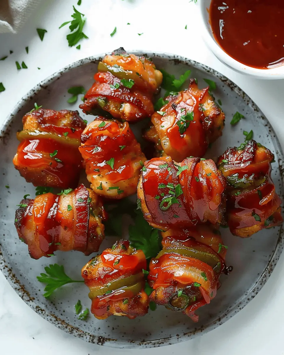 Spicy Bacon-Wrapped Jalapeño Chicken Bites You’ll Crave!