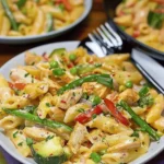 Spicy & Creamy Rattlesnake Pasta with Cajun Chicken