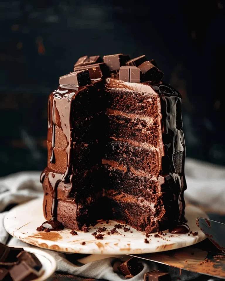 The Ultimate 7-Ingredient Chocolate Brownie Cake Recipe
