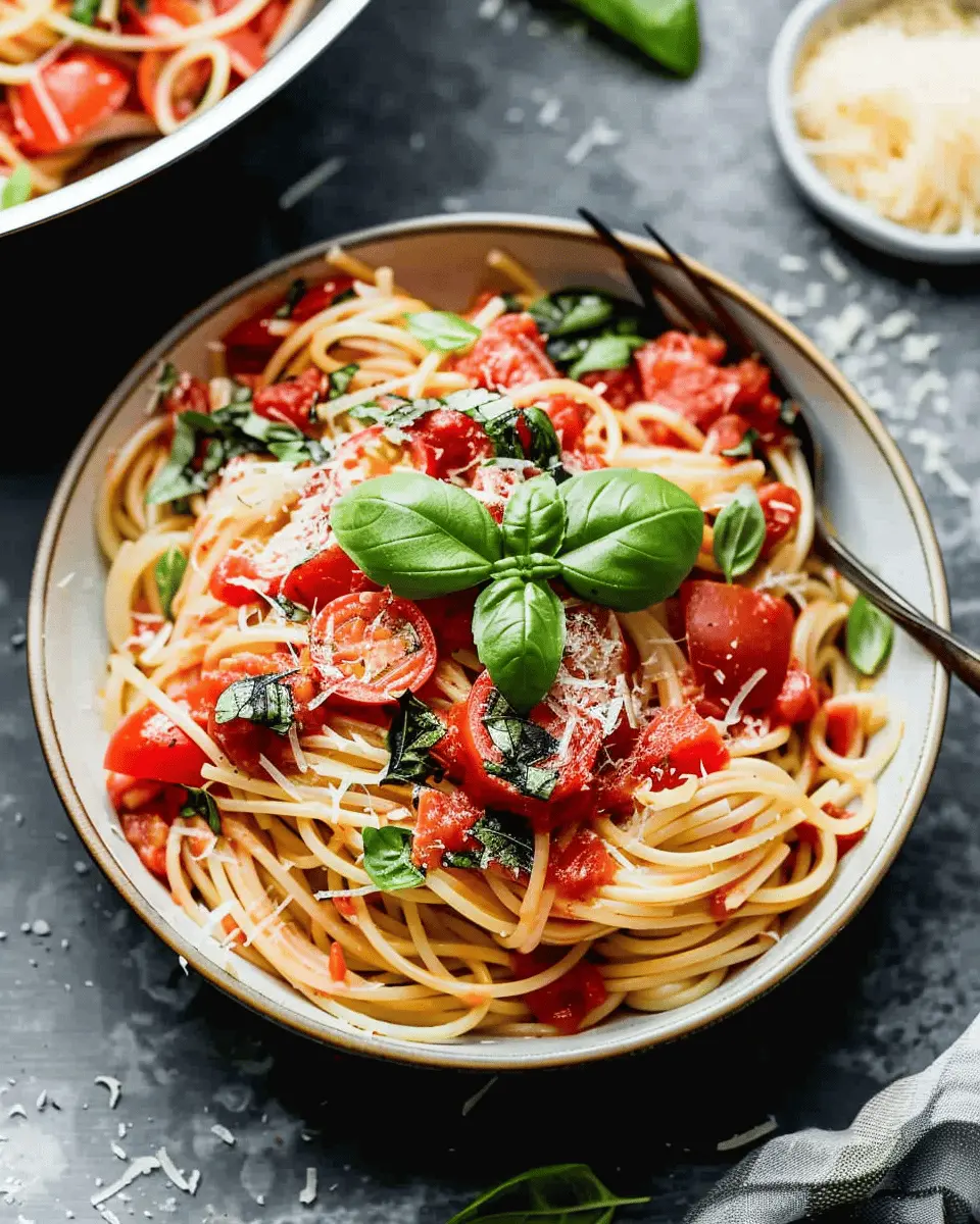 Tomato Basil Pasta: A Quick and Easy Delight for Everyone