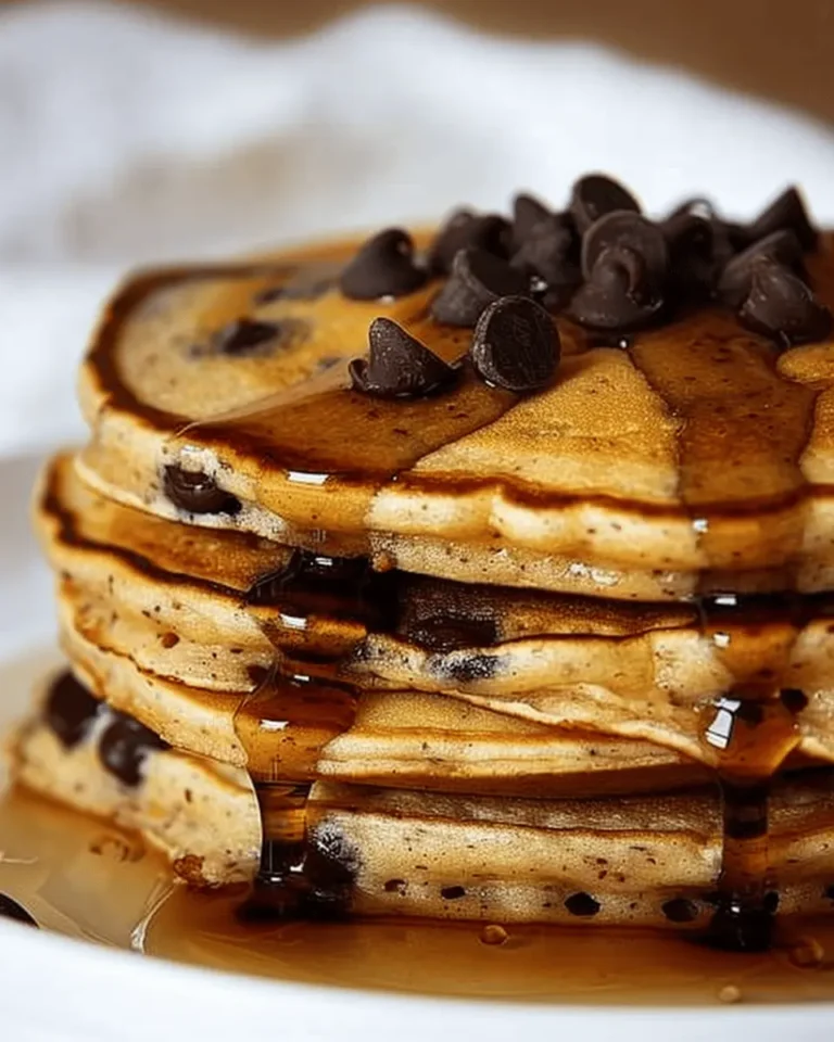 Whole Wheat Chocolate Chip Pancakes