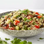 Zesty Quinoa Lime Salad with Black Beans