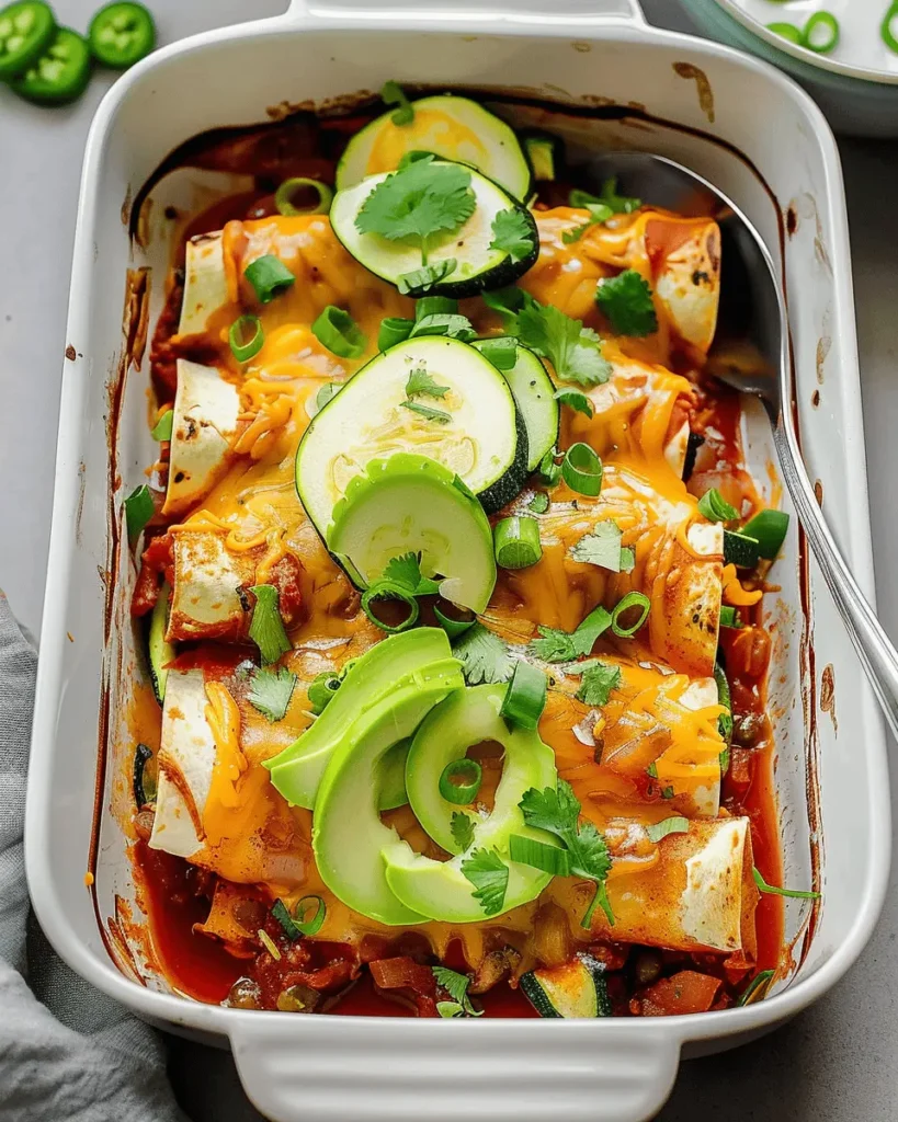 Zucchini Enchiladas