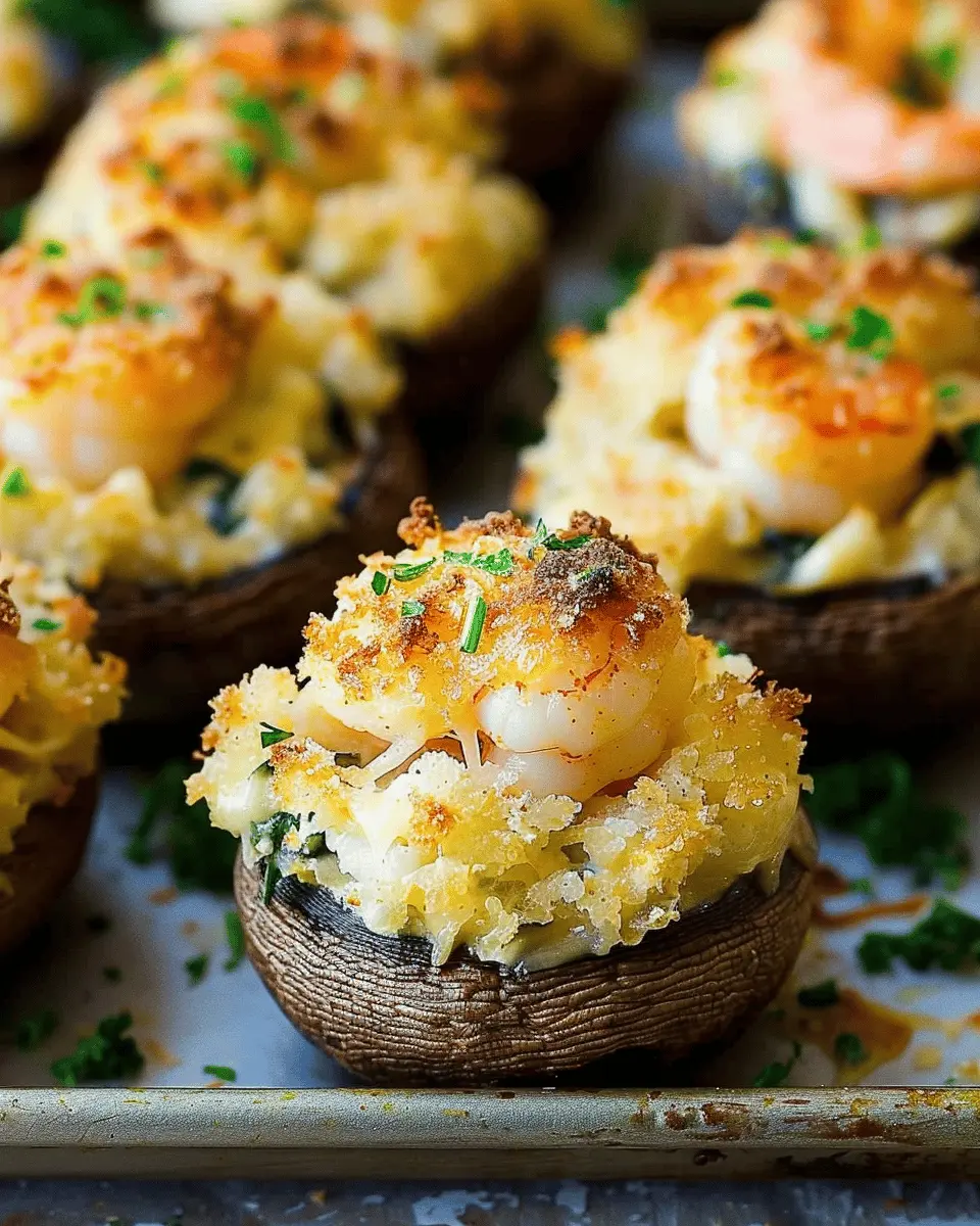 Shrimp Crab Stuffed Mushrooms: Elegant & Creamy Crowd-Pleaser