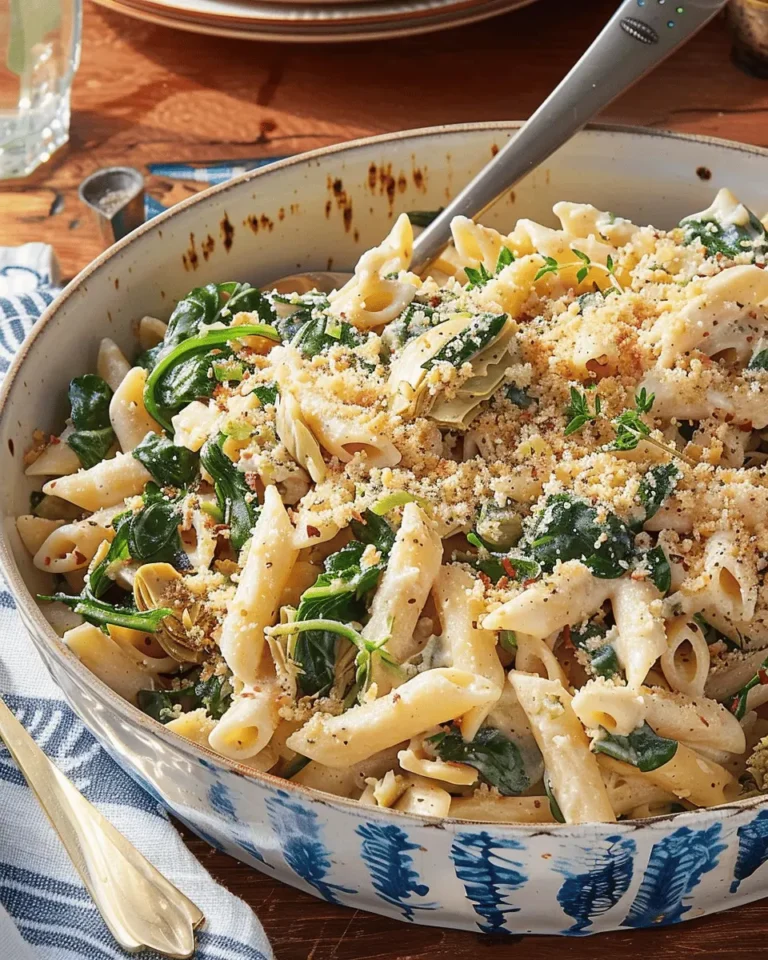 Spinach Artichoke Pasta