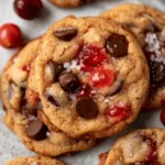 Cherry Chocolate Chip Cookies with Mocha Chips