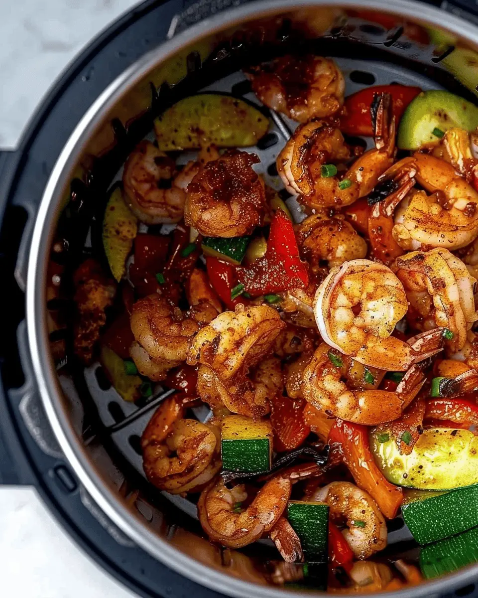 Cajun Air Fryer Shrimp: Quick, Bold One-Basket Meal Delight