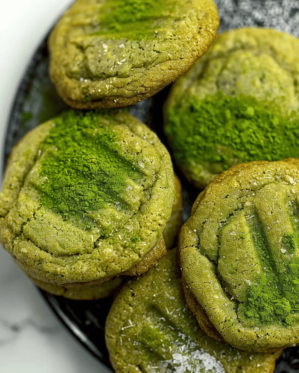 Easy Vegan Matcha Cookies: Delightfully Healthy Treats for All