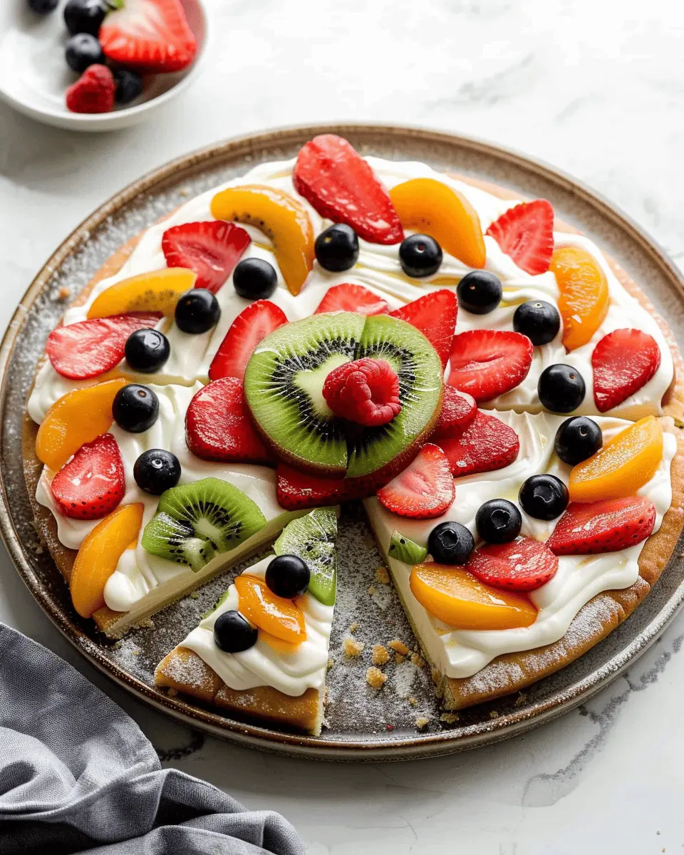 Fruit Pizza Cream Cheese Glaze: The Best Sweet Fresh Delight