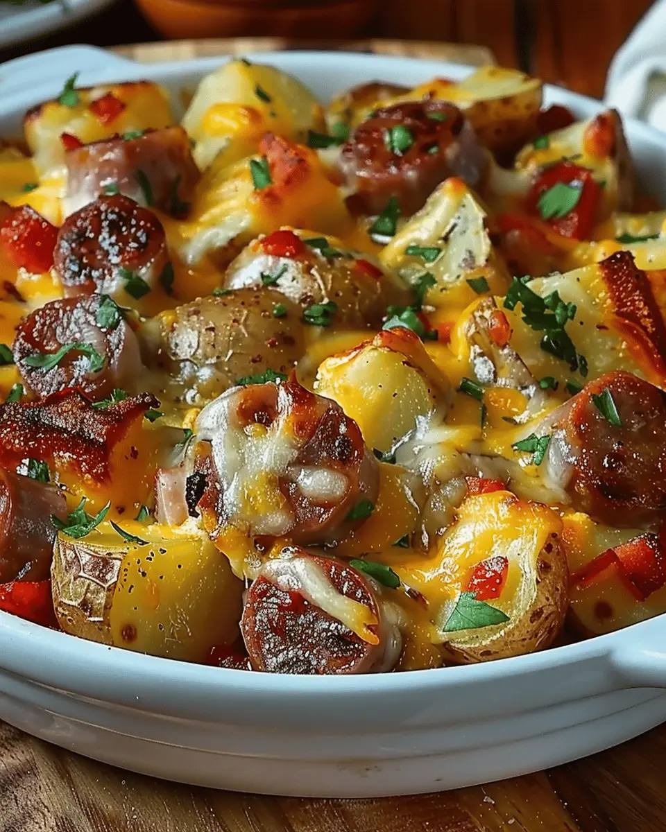 Cheesy Ranch Potatoes and Smoked Sausage: An Easy, Irresistible Dish