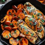 Maple-Glazed Chicken with Sweet Potatoes