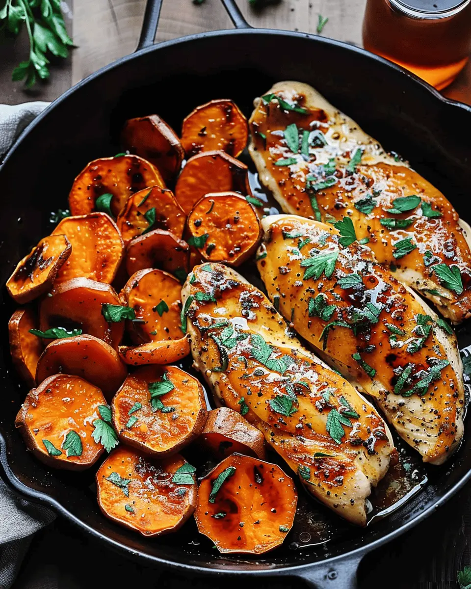 Maple-Glazed Chicken with Sweet Potatoes for a Cozy Dinner