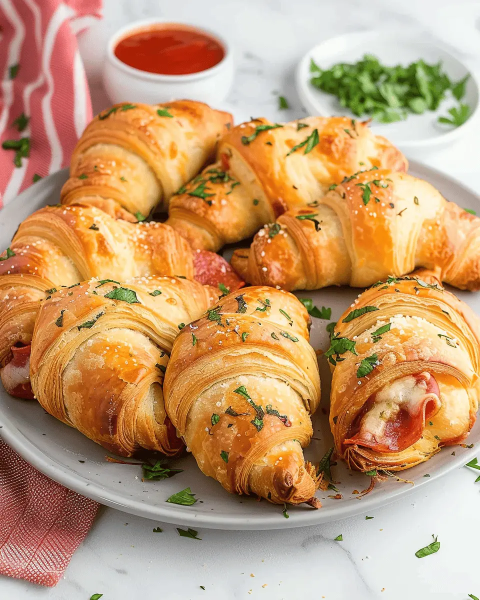 Mozzarella Pepperoni Croissant Rolls: Easy Indulgence for All