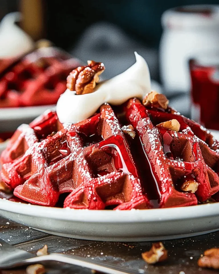 Red Velvet Waffles: The Ultimate Amazing Recipe That Will Delight You!