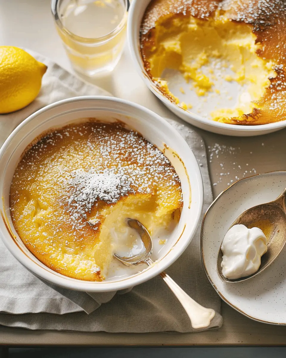 Baked Lemon Pudding: The Best Easy Recipe for Fresh Flavor