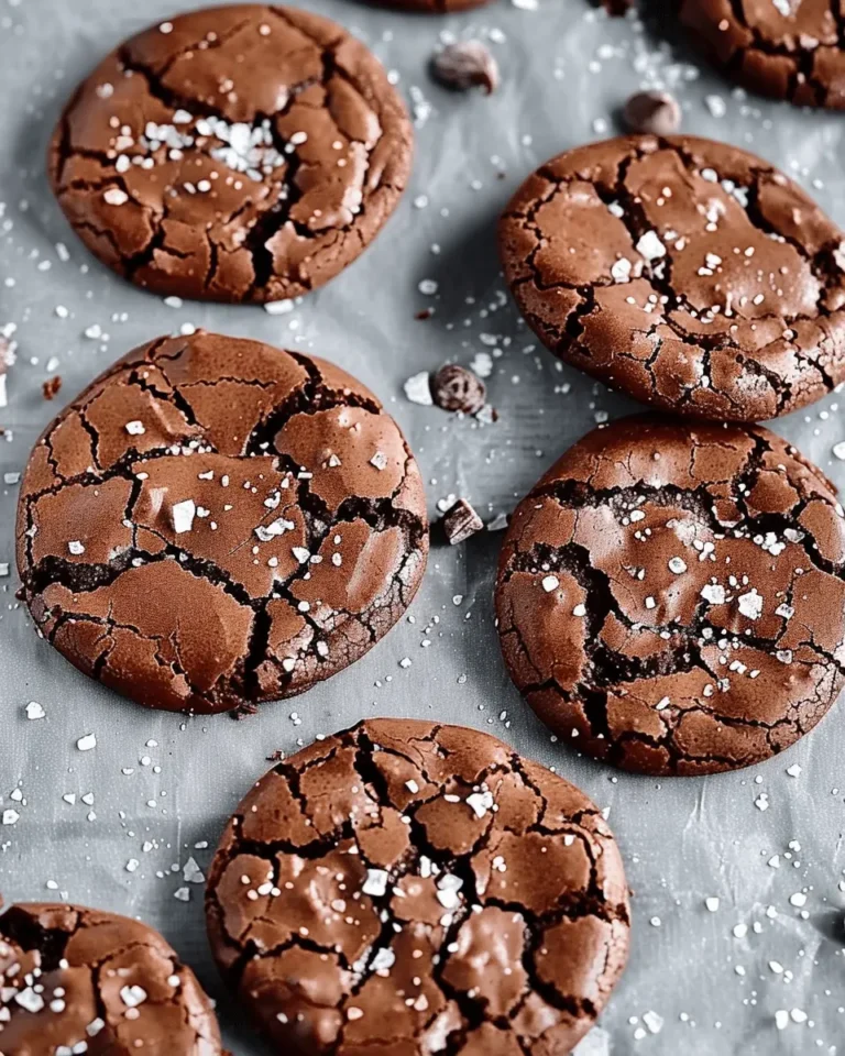 Salted Brownie Cookies