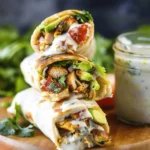 Chicken Avocado Ranch Burritos