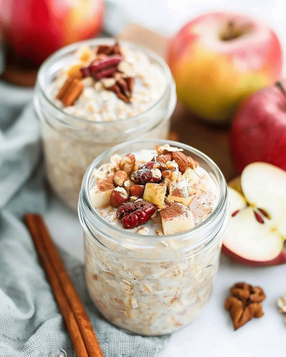 Cinnamon Apple Overnight Oats: The Easy, Healthy Breakfast Treat
