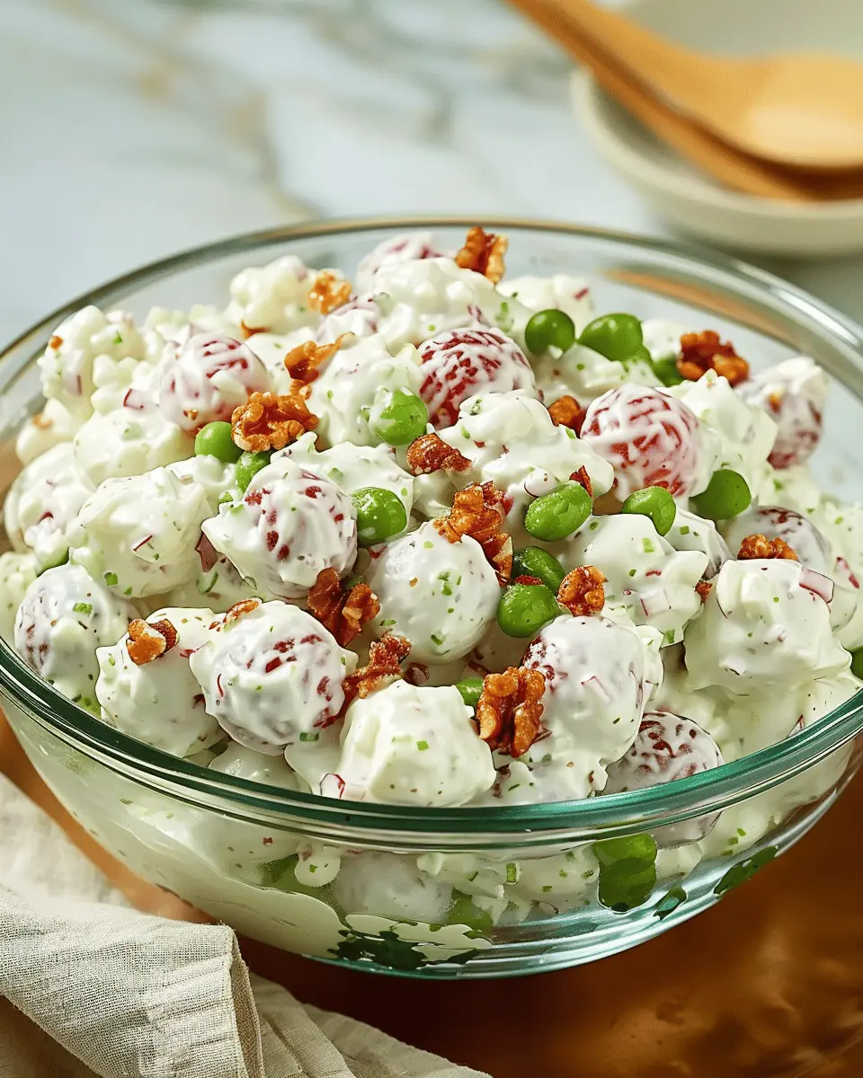 Creamy Grape Salad: A Delightful Twist with Cream Cheese