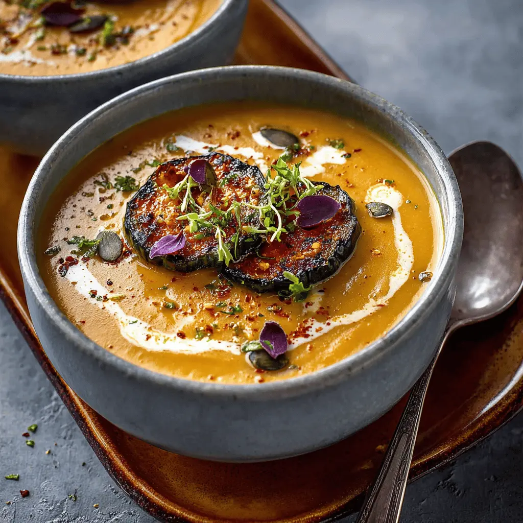 Creamy Honey Roasted Acorn Squash Soup: A Cozy, Indulgent Treat