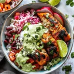 Fish Taco Bowls with Cilantro-Lime Rice