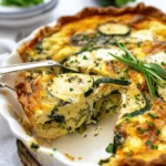 Herb-Infused Crustless Zucchini Quiche for Effortless Meals