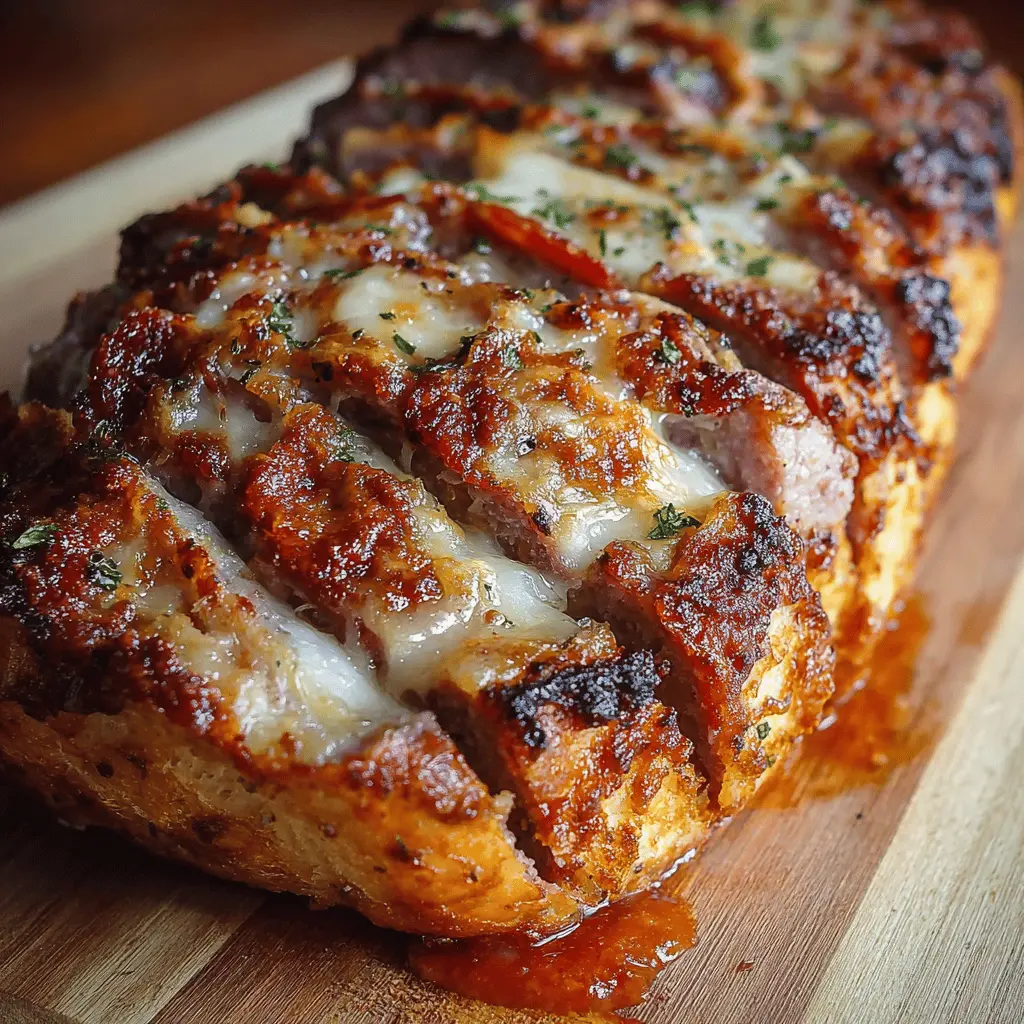 Meat Lovers Bread: Indulgent Delight with Turkey Bacon and Chicken Ham
