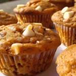 Moist Pumpkin White Chocolate Chip Muffins
