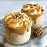 Peanut Butter Banana Overnight Oats