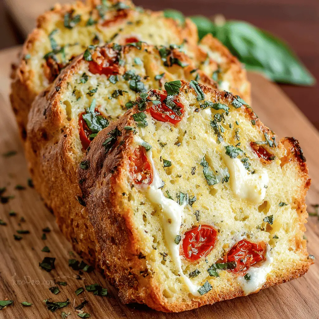 Savory Caprese Bread: The Best Fresh Italian Bread Recipe