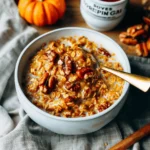 Slow Cooker Pumpkin Pie Oatmeal for a Cozy Fall Breakfast
