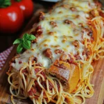 Stuffed Italian Bread Boat – Cheesy, Hearty & Bursting with Flavor!