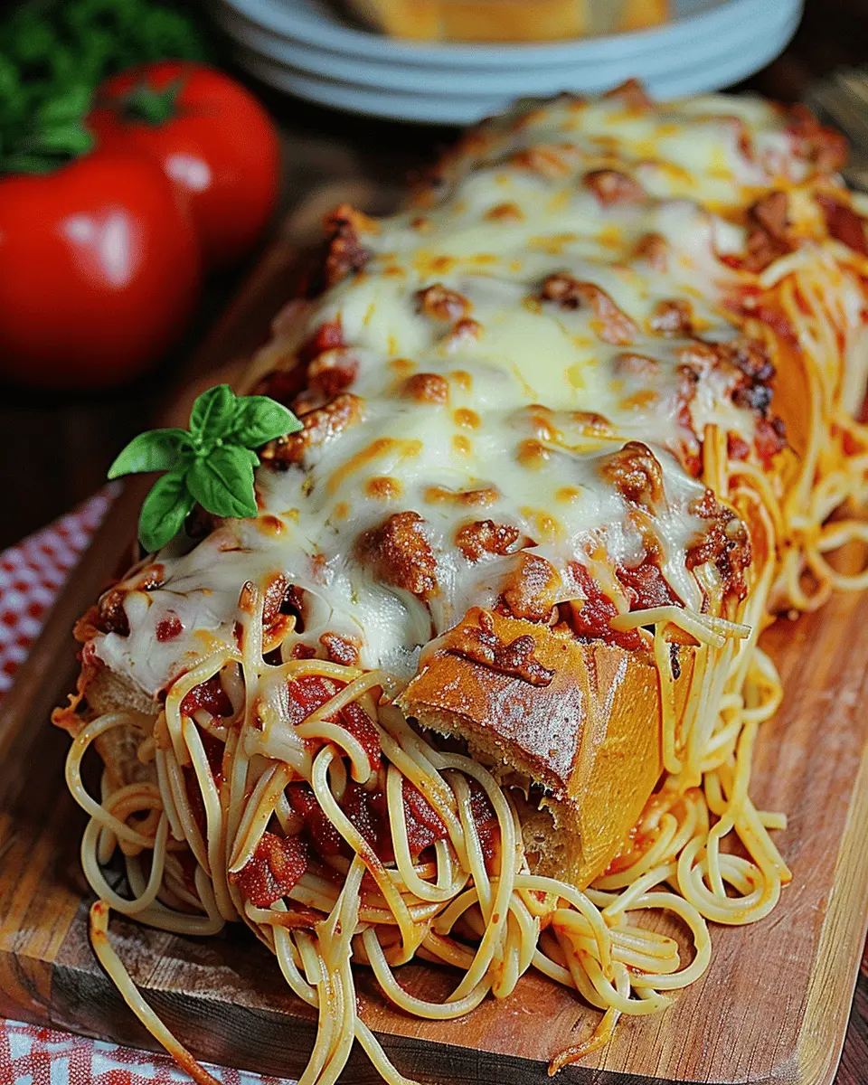 Stuffed Italian Bread Boat – Cheesy, Hearty & Indulgent Delight