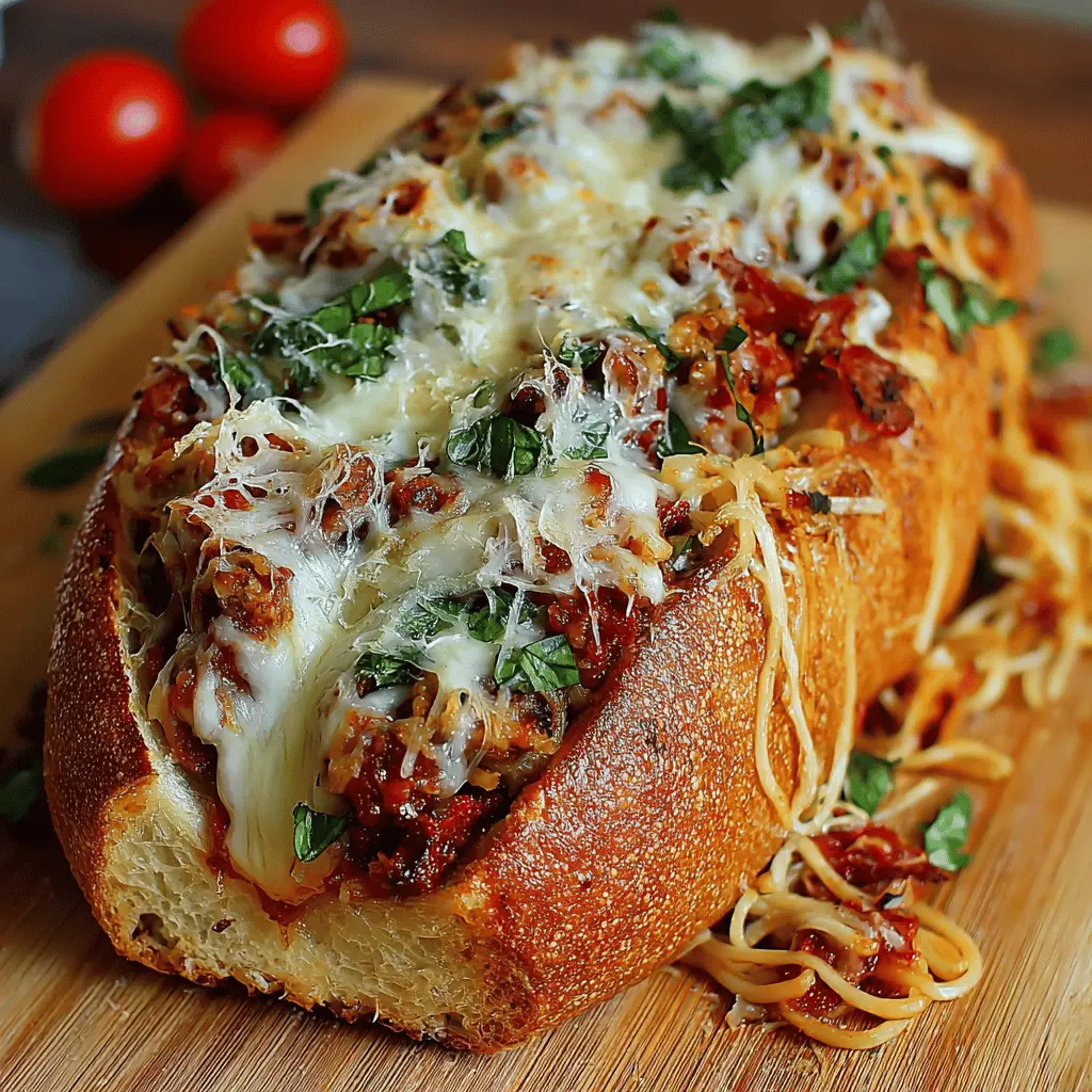 Stuffed Italian Bread Boat: Easy and Delicious Comfort Food