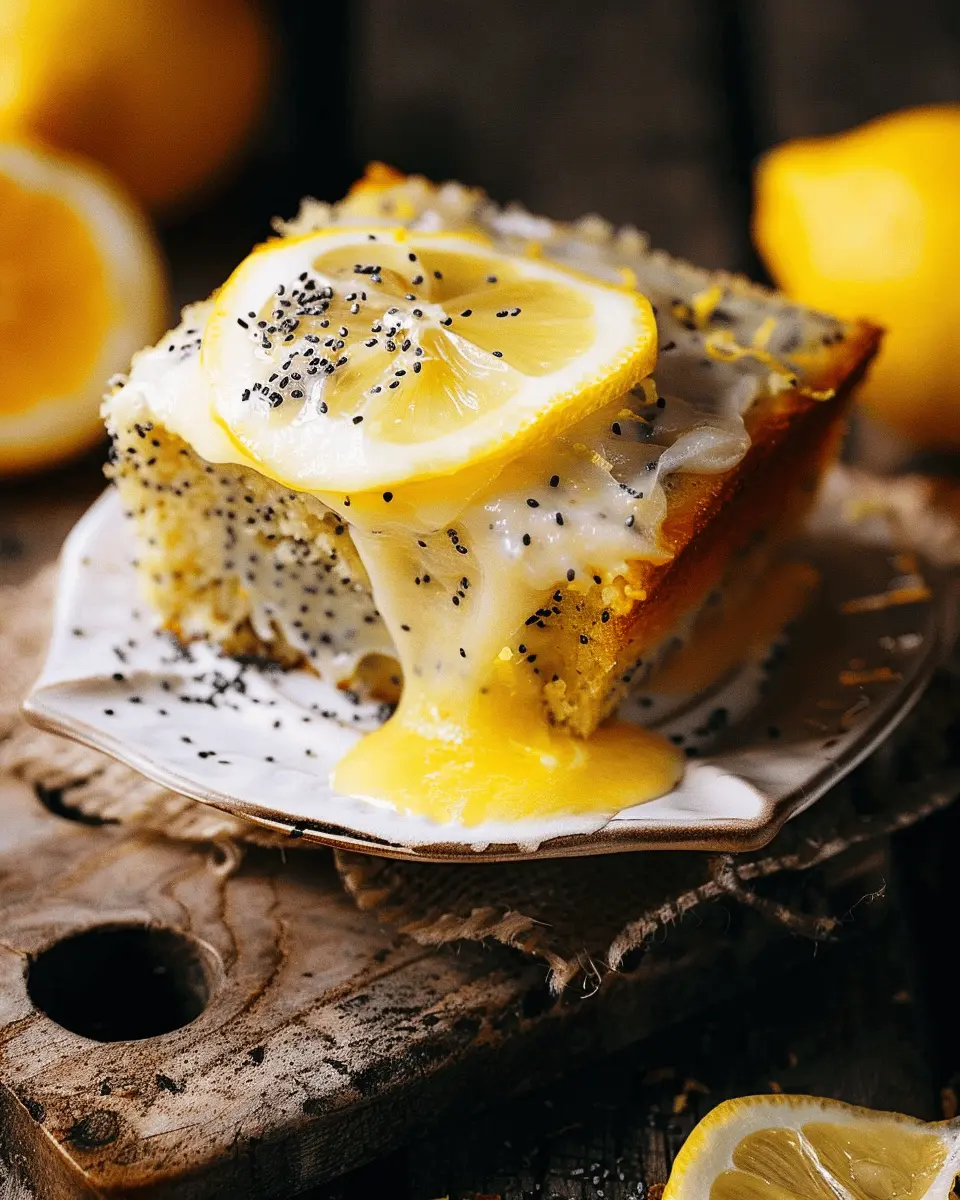 Moist Lemon and Poppy Seed Loaf – Easy & Zesty for Everyone