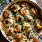 Lemon Rosemary Chicken Meatballs