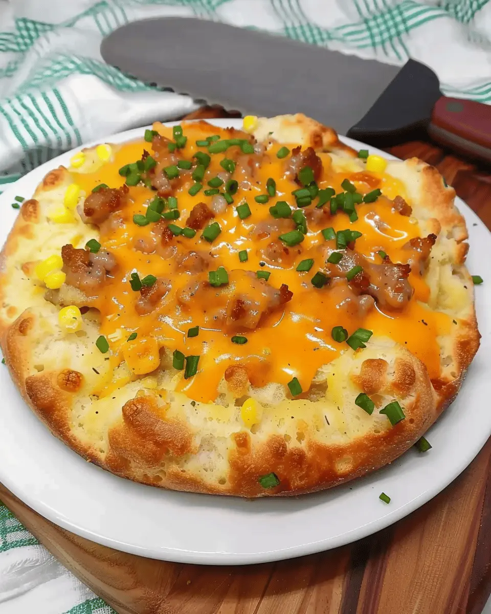 Biscuits and Sausage Gravy Breakfast Pizza: A Delicious Twist