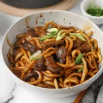 Beef Yaki Udon Noodles