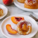 Peach Upside Down Mini Cakes