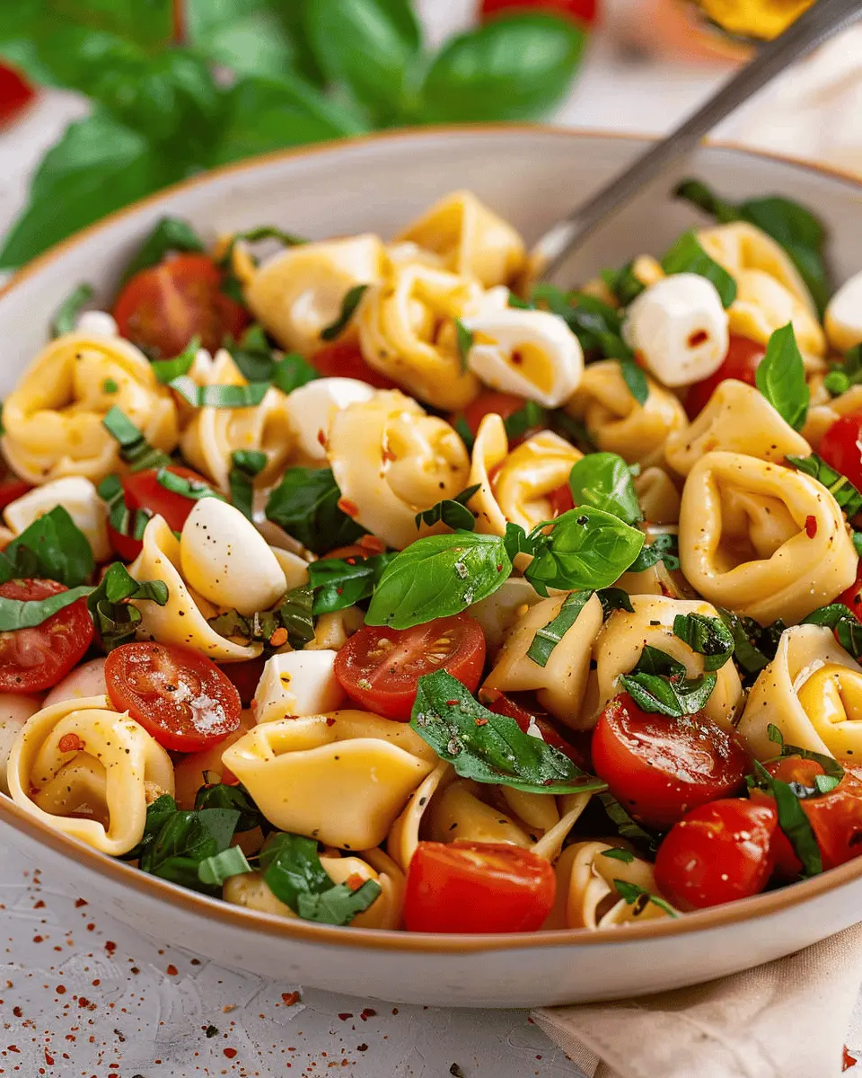Tortellini Caprese Salad: A Fresh and Easy Twist for Dinner