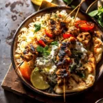 Chicken Souvlaki Rice Pilaf