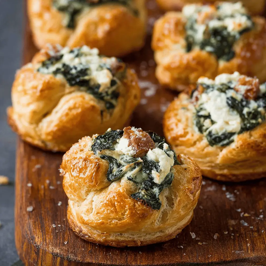 Irresistible Spinach Puffs with Cream Cheese Filling Recipe to Delight Your Taste Buds