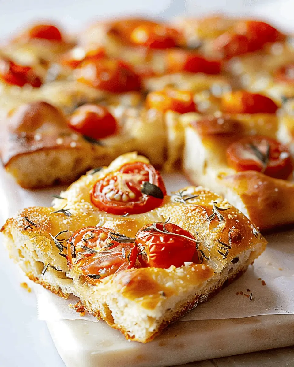 Tomato Focaccia Bread: Easy Recipe for Homemade Delight