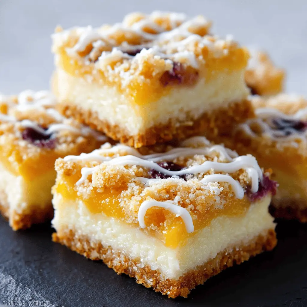 Blueberry Cream Cheese Bars: Easy Indulgence for Bake Lovers