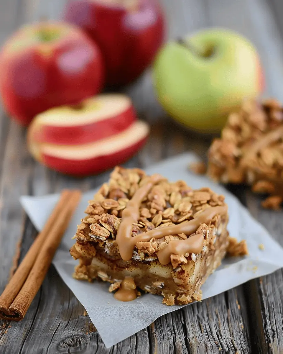 Easy Apple Cinnamon Breakfast Bars: Healthy, Delicious & Quick to Make
