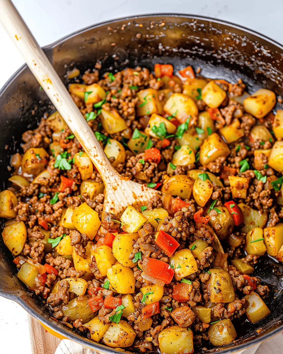 Ground Beef and Potato Skillet: A Quick & Comforting Meal