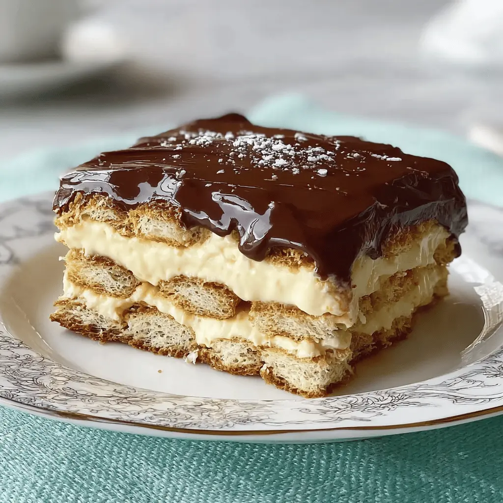 No-Bake Eclair Cake: The Best Indulgent Treat You’ll Love
