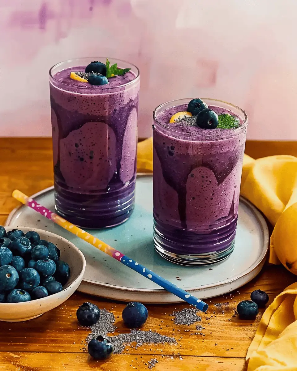 Refreshing Anti-Inflammatory Lemon-Blueberry Smoothie Bliss for You