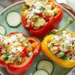 Mediterranean Tuna Stuffed Peppers