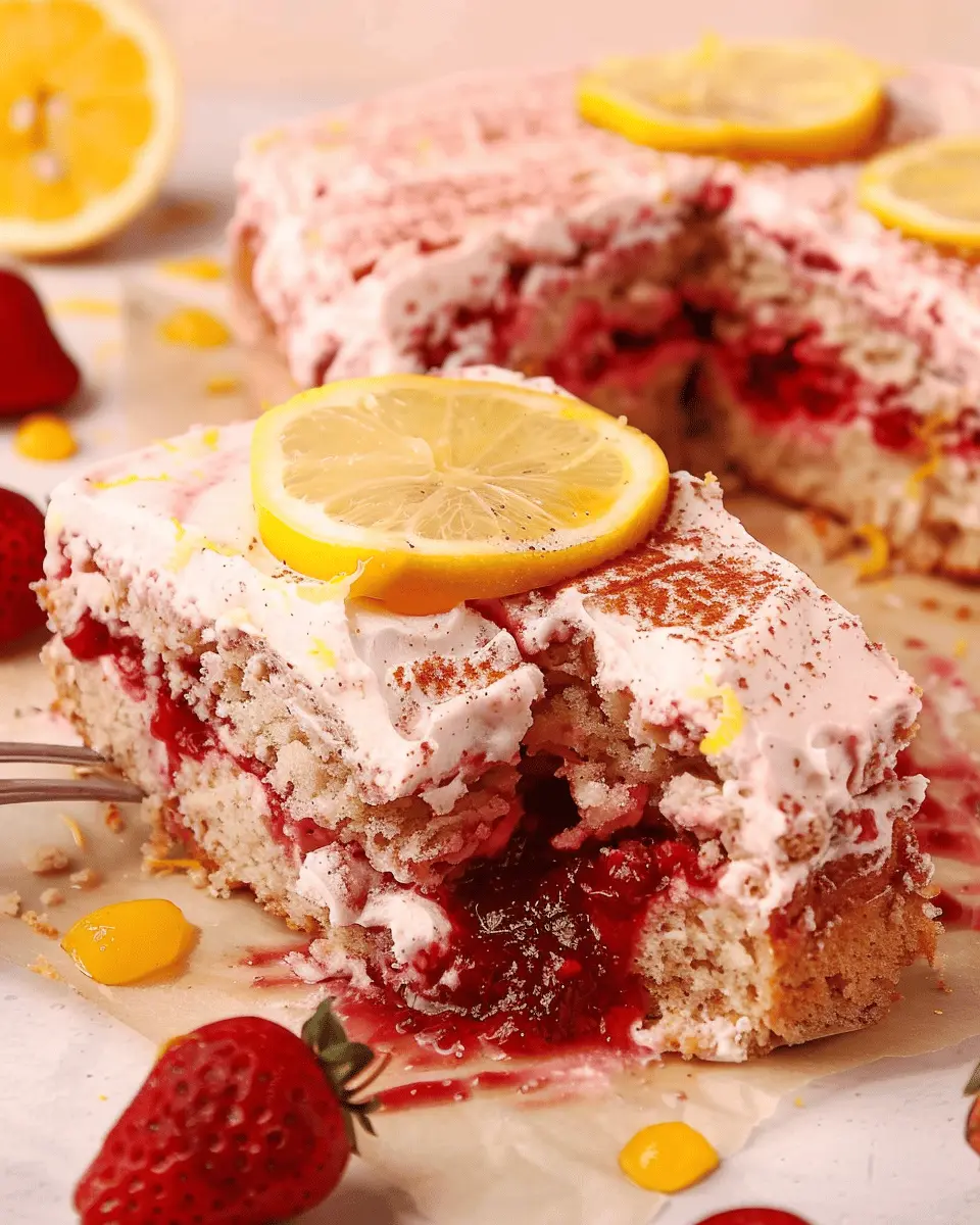 Strawberry Lemon Cake: A Juicy Twist for Your Celebrations